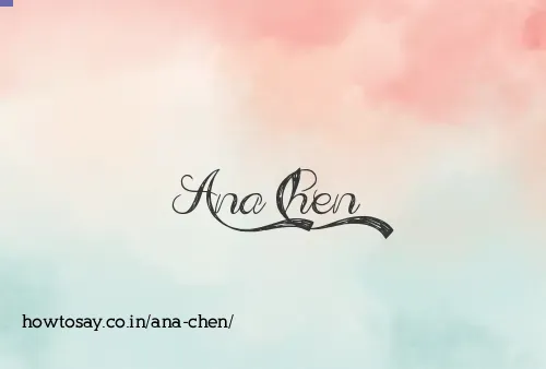 Ana Chen