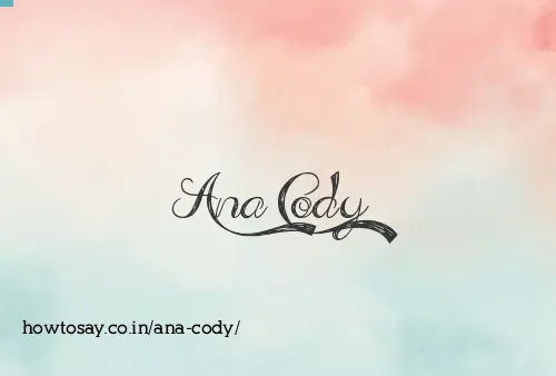 Ana Cody