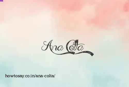 Ana Colta