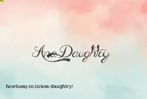 Ana Daughtry