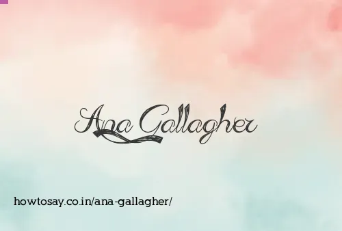 Ana Gallagher