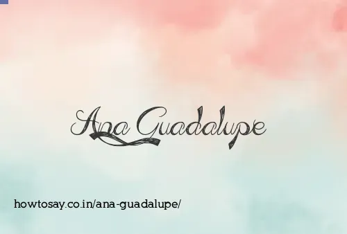 Ana Guadalupe