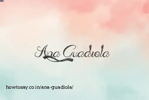 Ana Guadiola