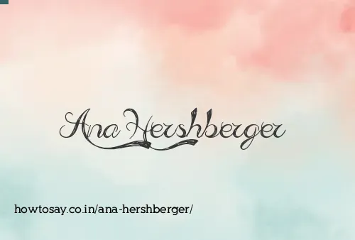Ana Hershberger