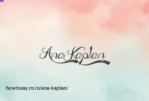 Ana Kaplan
