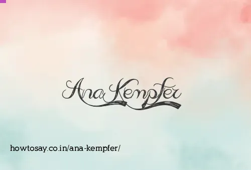 Ana Kempfer