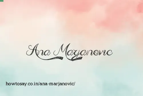 Ana Marjanovic