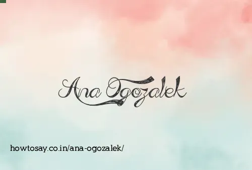 Ana Ogozalek