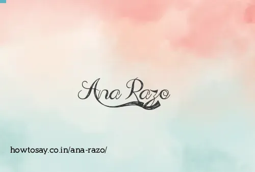 Ana Razo