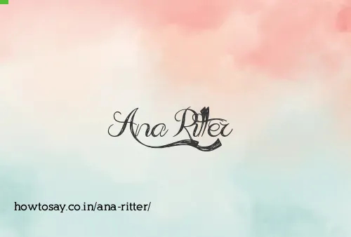 Ana Ritter