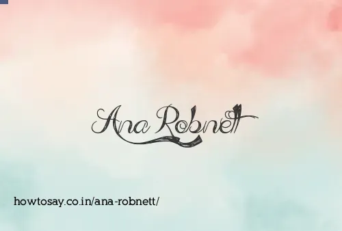 Ana Robnett