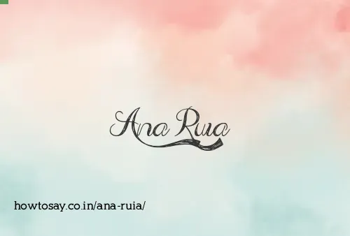Ana Ruia