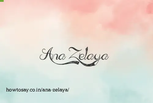 Ana Zelaya