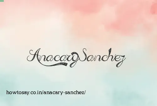 Anacary Sanchez