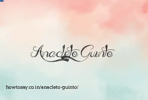 Anacleto Guinto