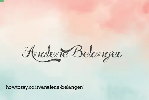 Analene Belanger