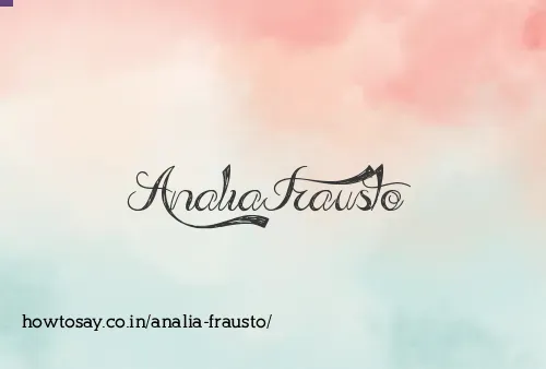 Analia Frausto