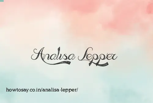 Analisa Lepper