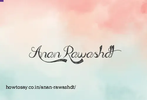 Anan Rawashdt