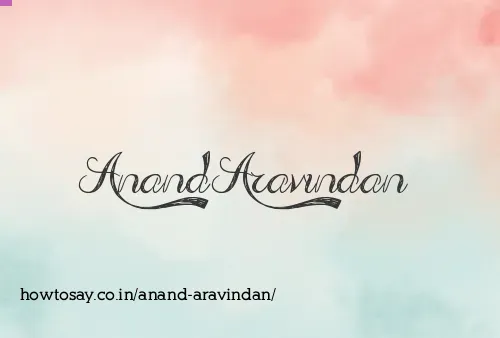 Anand Aravindan