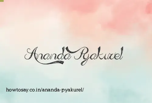 Ananda Pyakurel