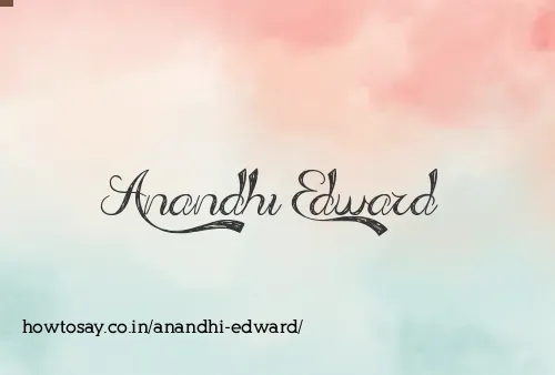 Anandhi Edward