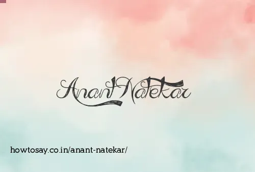Anant Natekar