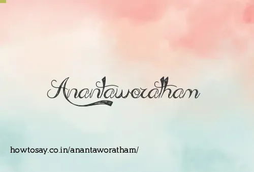 Anantaworatham
