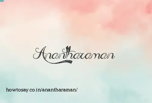 Anantharaman
