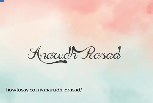 Anarudh Prasad