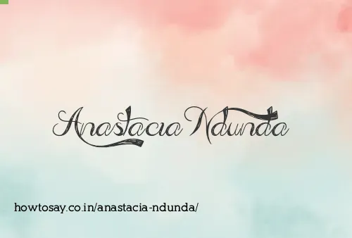 Anastacia Ndunda