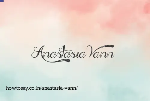 Anastasia Vann