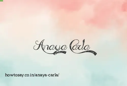 Anaya Carla