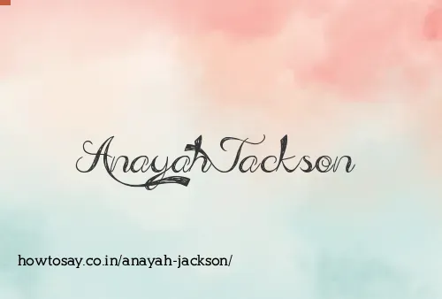 Anayah Jackson