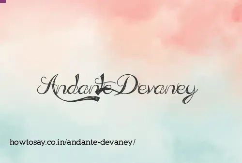 Andante Devaney