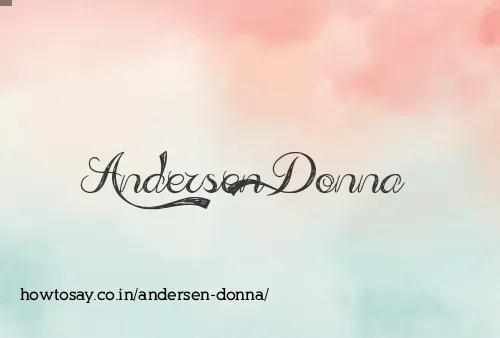 Andersen Donna