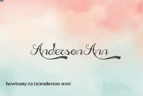 Anderson Ann