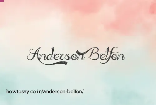 Anderson Belfon