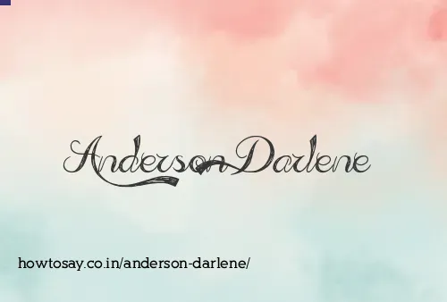 Anderson Darlene