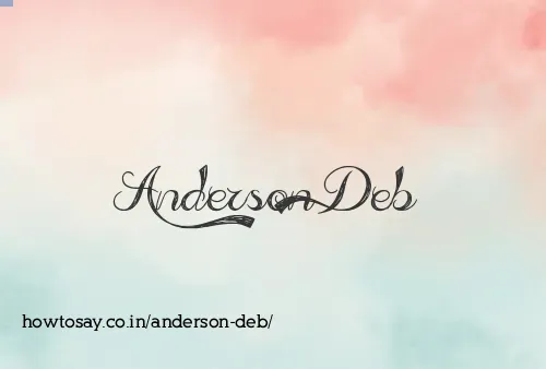 Anderson Deb