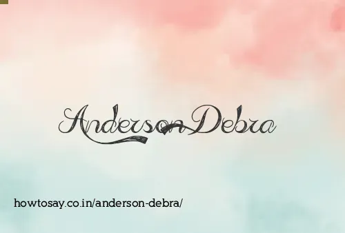 Anderson Debra