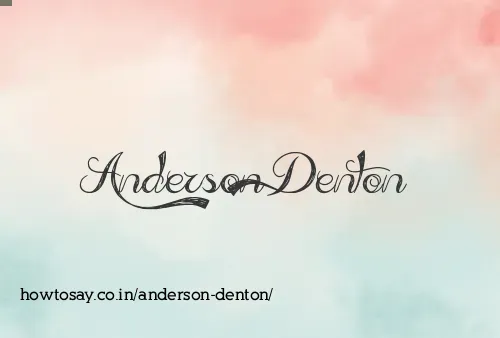 Anderson Denton