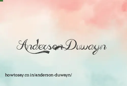 Anderson Duwayn