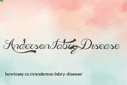 Anderson Fabry Disease