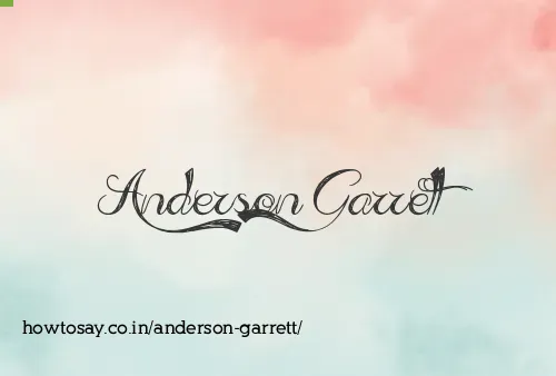Anderson Garrett
