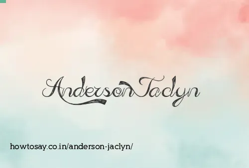 Anderson Jaclyn