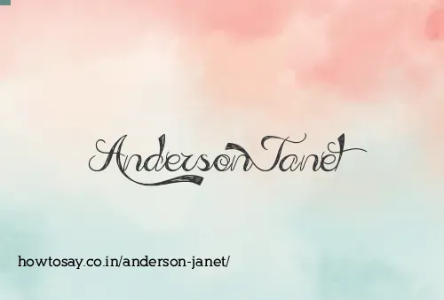 Anderson Janet