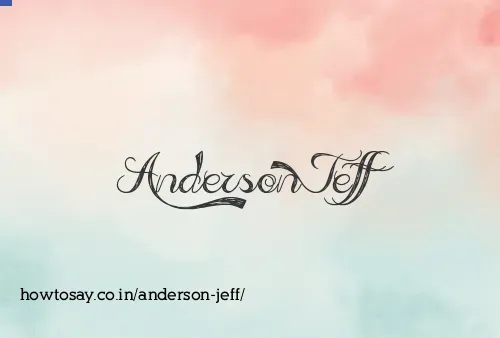 Anderson Jeff