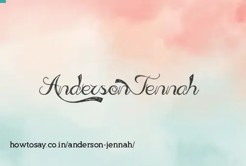 Anderson Jennah