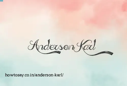 Anderson Karl